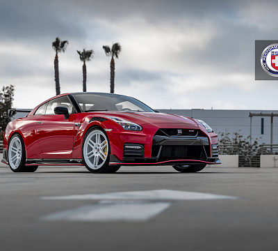 Фото дисков HRE 312 GTS на Nissan GT-R