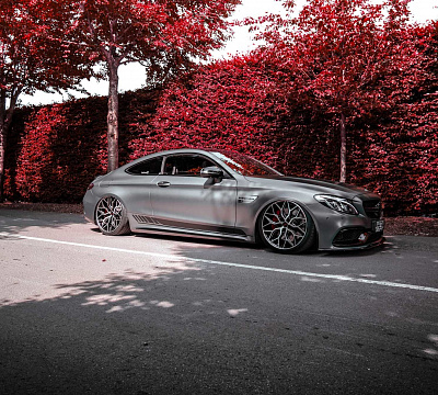 Фото дисков Vossen HF-2 на Mercedes-Benz C-Class (W205)