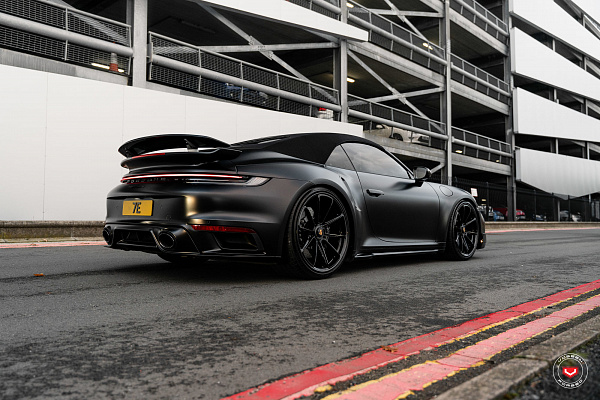 Фото дисков Vossen RS92 Черный глянец на Porsche 911 VIII