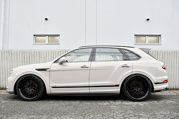 Фото дисков HRE 300 Черный сатин на Bentley Bentayga