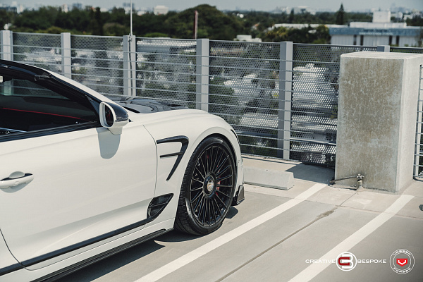 Фото дисков Vossen S17-13 Черный глянец на Bentley Continental GT III