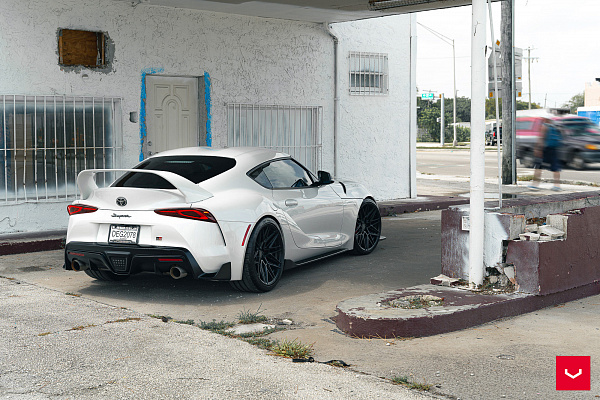 Фото дисков Vossen HF-7 Черный сатин на Toyota Supra A90