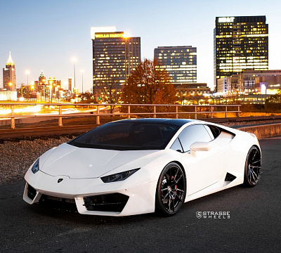Фото дисков Strasse Wheels SV1 Deep Concave Monoblock на Lamborghini Huracan