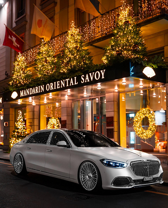 Фото дисков R80BM1F Полированный лак на Mercedes-Benz S-Class (W223)