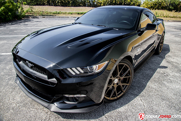 Фото дисков Vossen VFS-10 Глянцевая бронза на Ford Mustang VI