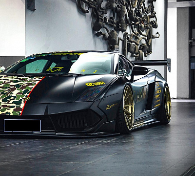 Фото дисков Anrky AN33 на Lamborghini Gallardo