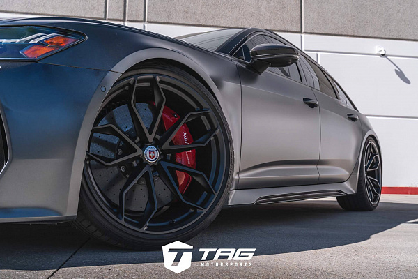 Фото дисков HRE P201 Черный сатин на Audi A/RS 6 (C8)