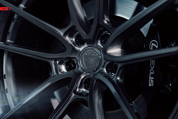 Фото дисков Anrky AN34 Глянцевый темный лак на Lexus LC 500