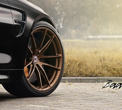 Фото дисков HRE P104 на BMW 4/M4 (F32/F82)