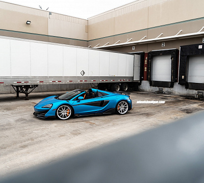 Фото дисков HRE P104SC на McLaren 600