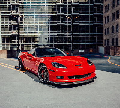 Фото дисков Strasse Wheels S5 Signature на Chevrolet Corvette C6