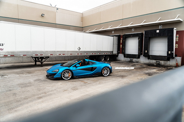 Фото дисков HRE P104SC Глянцевый лак на McLaren 600