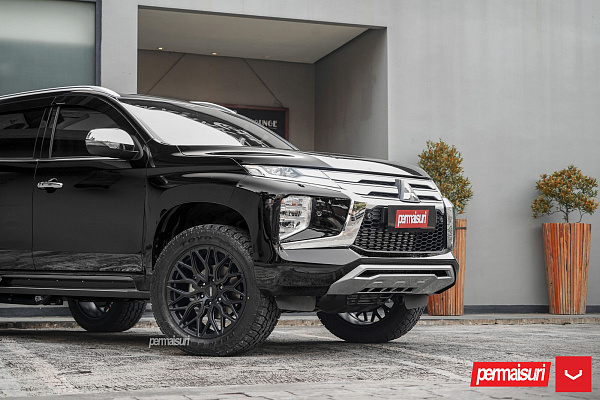 Фото дисков Vossen HF6-3 Черный сатин на Mitsubishi Pajero Sport III