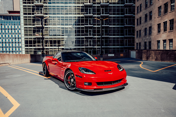 Фото дисков Strasse Wheels S5 Signature Другой цвет на Chevrolet Corvette C6