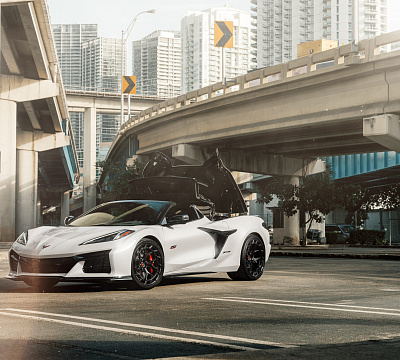 Фото дисков Vossen LC3-01T на Chevrolet Corvette C8