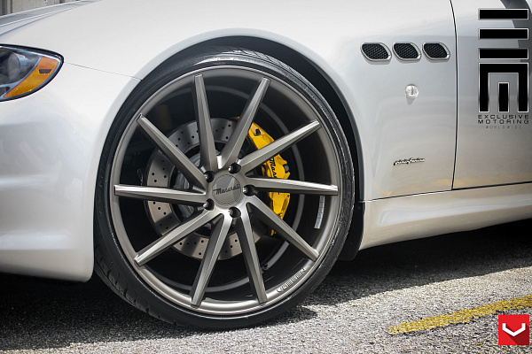 Фото дисков Vossen CVT Сатиновый графит на Maserati Quattroporte V