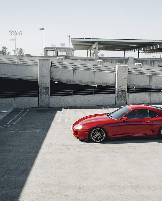 Фото дисков RPS Сатиновая бронза на Toyota Supra A80