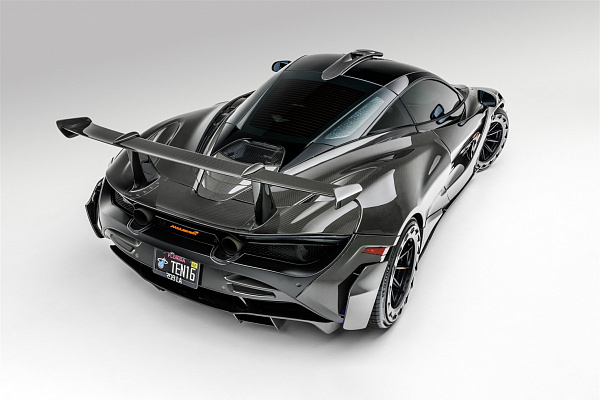 Фото дисков Brixton Forged R11-R Aerotech Черный сатин на McLaren 720S