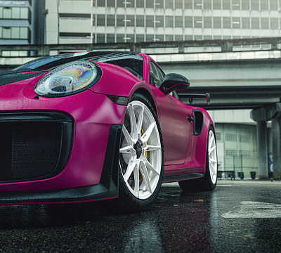 Фото дисков Vossen EVO-2R на Porsche 911 VII