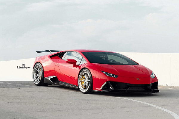 Фото дисков Anrky AN32 Полированный лак на Lamborghini Huracan