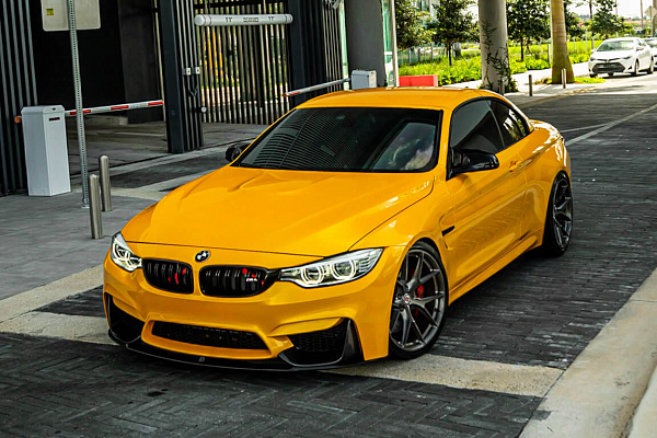 Фото дисков HRE P101 Глянцевый тонированный лак на BMW 4/M4 (F32/F82)