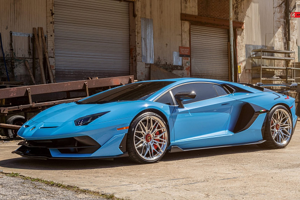 Фото дисков Anrky S1-X1 Полированный лак на Lamborghini Aventador
