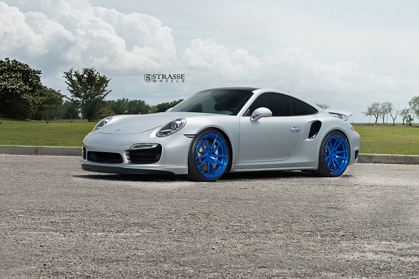 Фото дисков Strasse Wheels SV1 Deep Concave Monoblock Другой цвет на Porsche 911 VII