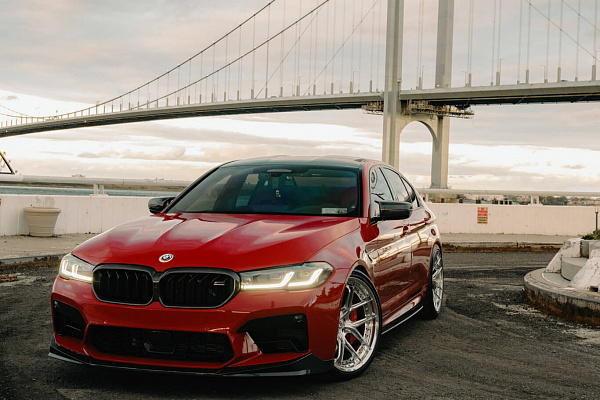 Фото дисков HRE S101SC Полированный лак на BMW 5/M5 (G30/F90)