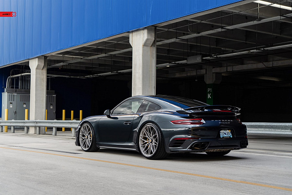 Фото дисков Anrky S1-X1 Глянцевый тонированный лак на Porsche 911 VII