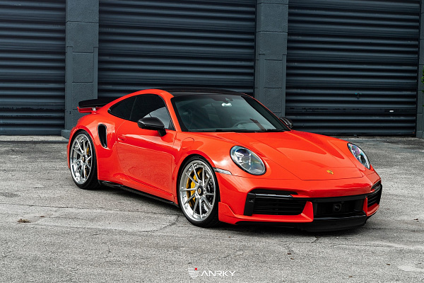 Фото дисков Anrky AN33 Полированный лак на Porsche 911 VIII