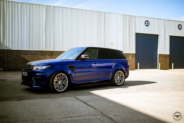 Фото дисков Vossen UV-1 Серебро на Land Rover Range Rover Sport II