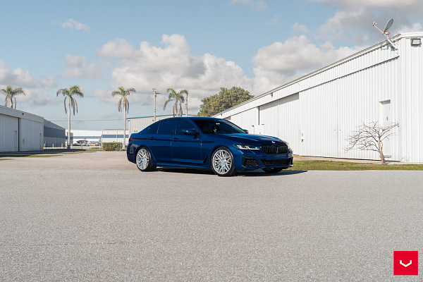 Фото дисков Vossen HF-7 Серебро на BMW 5/M5 (G30/F90)