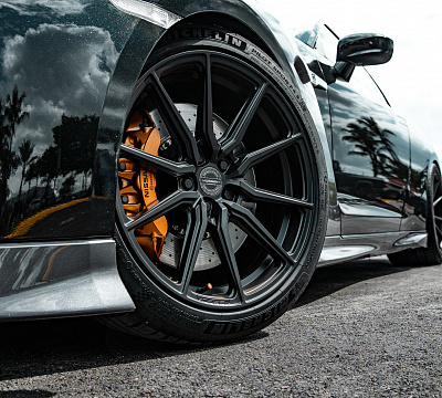 Фото дисков Vossen HF-3 на Nissan GT-R