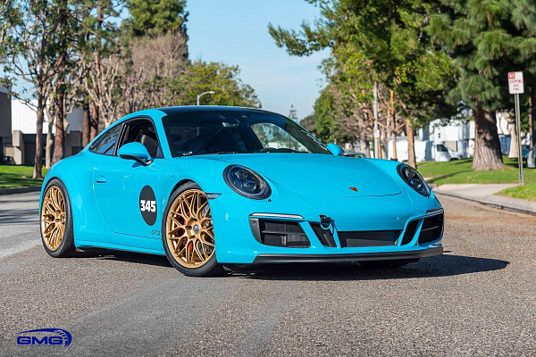 Фото дисков HRE RC100 Сатиновое золото на Porsche 911 VII