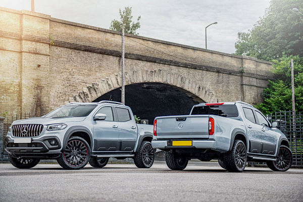Фото дисков Kahn Kahn RS Черный сатин на Mercedes-Benz X-Class