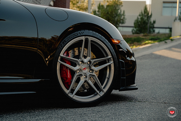 Фото дисков Vossen EVO-1 Глянцевый тонированный лак на Porsche Cayman III