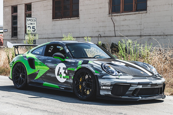 Фото дисков Brixton Forged CM5-R Черный матовый на Porsche 911 VII