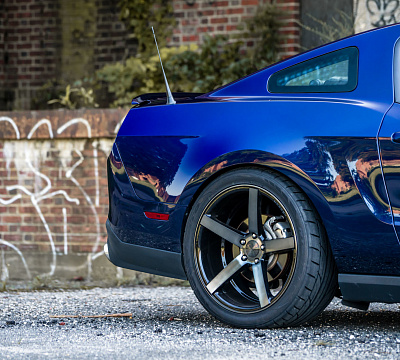 Фото дисков Vossen CV3 на Ford Mustang V