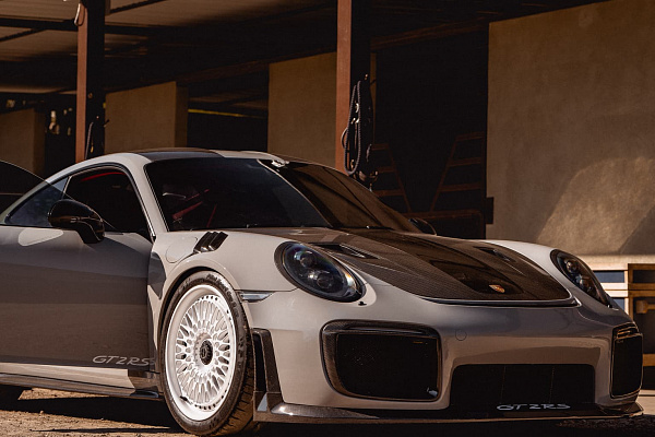 Фото дисков Brixton Forged TR20 Белый глянец на Porsche 911 VII