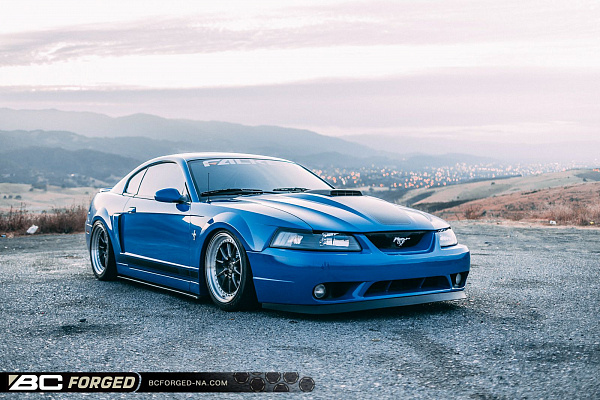 Фото дисков BC Forged LE10 // MLE10 Глянцевый темный лак на Ford Mustang IV