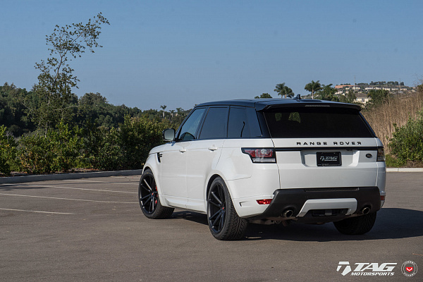Фото дисков Vossen CG-203 Черный сатин на Land Rover Range Rover Sport II