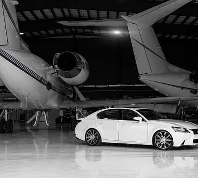 Фото дисков Vossen CV4 на Lexus GS IV