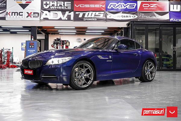 Фото дисков Vossen HF-5 Сатиновый графит на BMW Z4 (E89)