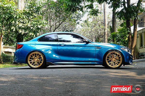 Фото дисков Vossen ML-X3 Глянцевое золото на BMW 2/M2 (F22/F87)