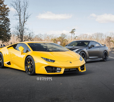 Фото дисков Strasse Wheels SM5R Deep Concave FS на Lamborghini Huracan