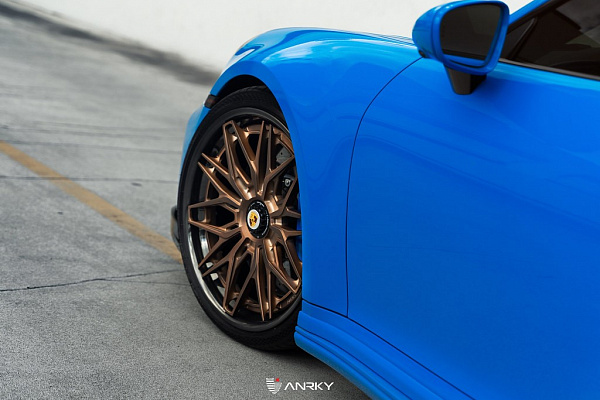 Фото дисков Anrky S3-X1 Сатиновая бронза на Porsche 911 VIII
