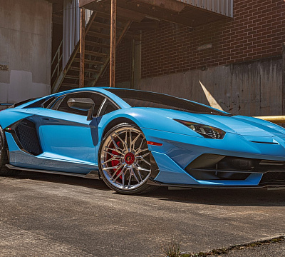 Фото дисков Anrky S1-X1 на Lamborghini Aventador