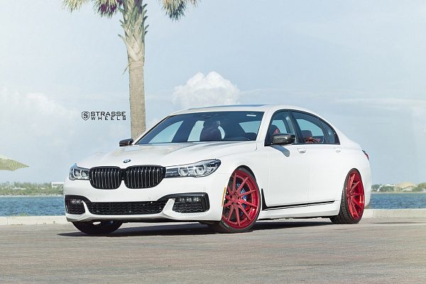 Фото дисков Strasse Wheels SV10T Deep Concave FS Другой цвет на BMW 7 (G11/G12)