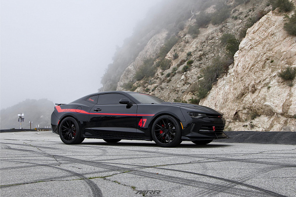 Фото дисков MRR M650 Черный сатин на Chevrolet Camaro VI