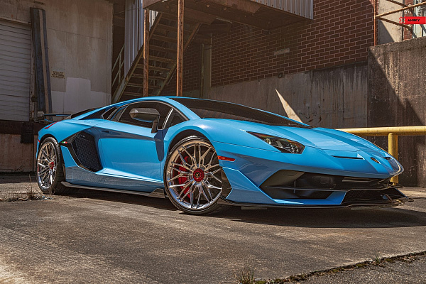 Фото дисков Anrky S1-X1 Полированный лак на Lamborghini Aventador